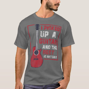 Camiseta Eu Peguei Um Violão E O Resto É História Guita