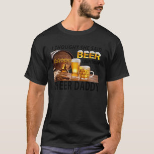 Camiseta Eu Pensei Que Ela Disse "Competição De Cerveja" "P