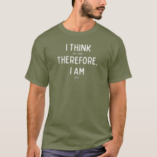 Camiseta Eu Penso Em Histórias em quadrinhos, Portanto Sou