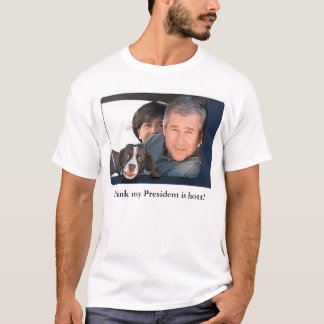 Camiseta Eu penso que meu presidente é Hott 2