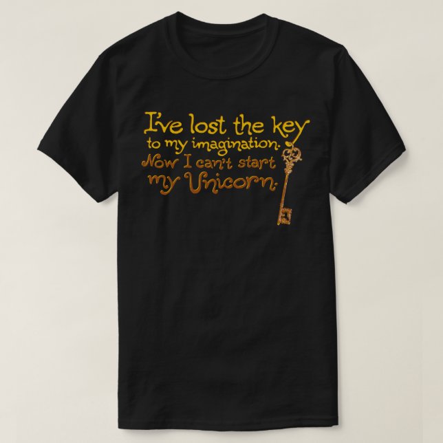 Camiseta Eu perdi a chave (Frente do Design)