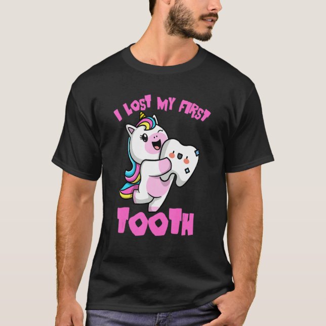 Camiseta Eu Perdi Meus Primeiros Dentes De Fada Dente Dente (Frente)