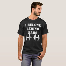 Camiseta EU PERIGO ATRÁS DAS GRADES Treino Esportivo Divert