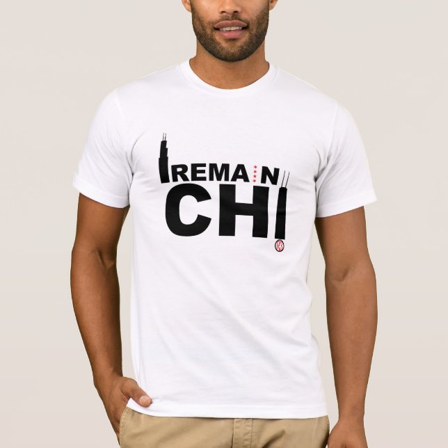 Camiseta Eu permaneço qui (a luz) (Frente)