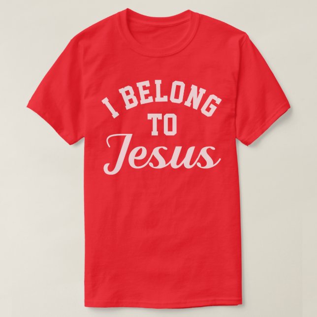 Camiseta Eu Pertenço A Jesus 2 (Frente do Design)