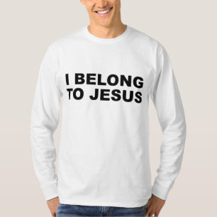 Camiseta Eu pertenço a Jesus - Presente Cristão Bonito
