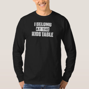 Camiseta Eu Pertenço À Mesa Das Crianças