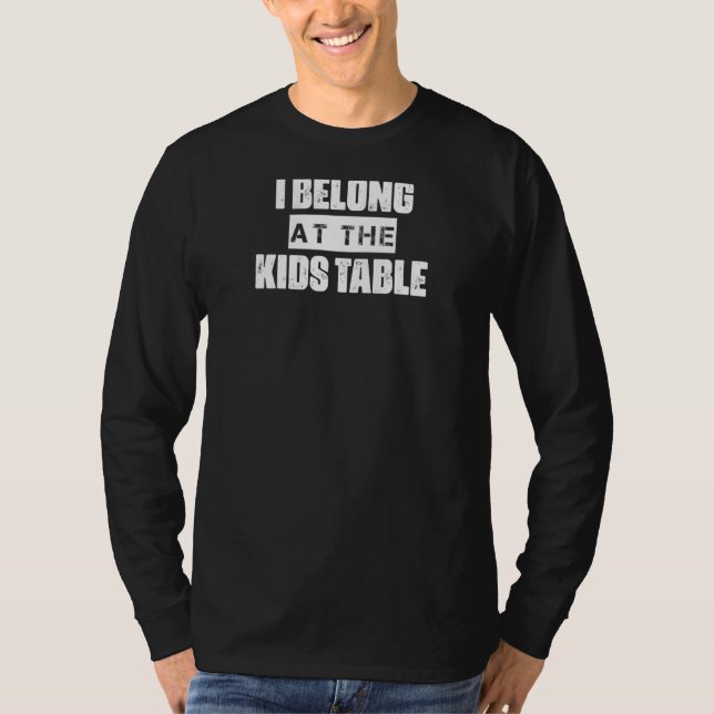 Camiseta Eu Pertenço À Mesa Das Crianças (Frente)