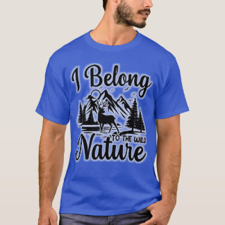 Camiseta Eu pertenço ao acampamento da natureza selvagem vi
