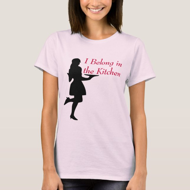 Camiseta Eu pertenço na cozinha (Frente)