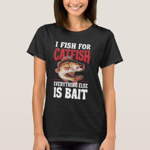 Camiseta Eu Pesco Bagre Tudo Mais É Isca Engraçado F