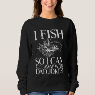 Camiseta Eu Pesco Para Poder Me Safar com Piadas Ruins de P