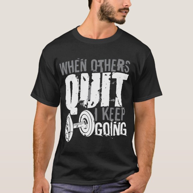 Camiseta Eu Peso Continuo Indo Academia (Frente)