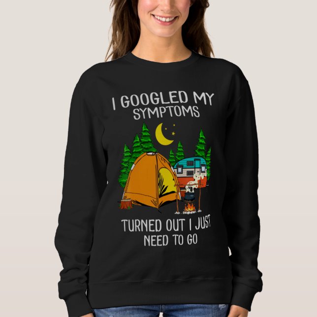 Camiseta Eu Pesquisei Meus Sintomas, Aconteceu Que Eu Só Pr (Frente)