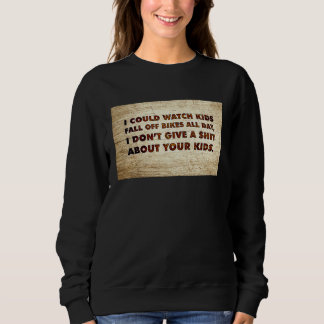 Camiseta Eu poderia assistir crianças caindo de bicicletas 