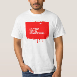 CAMISETA EU PÔR HO NO HOMOSSEXUAL