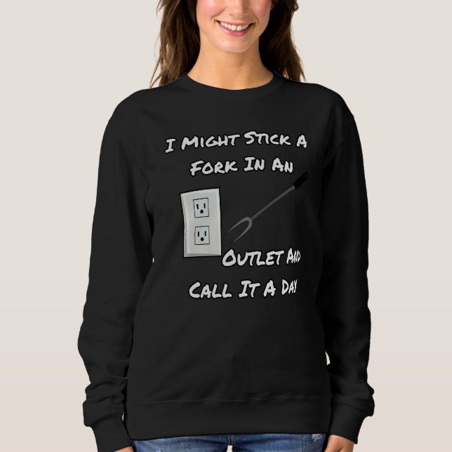 Camiseta Eu Posso Colocar Um Garfo Em Uma Tomada E Chamar D (Frente)