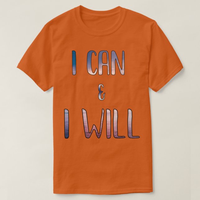 Camiseta Eu Posso E Eu Vou (Frente do Design)