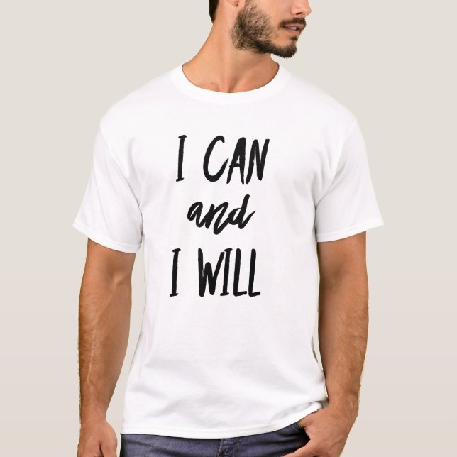 CAMISETA EU POSSO E EU VOU... (Frente)