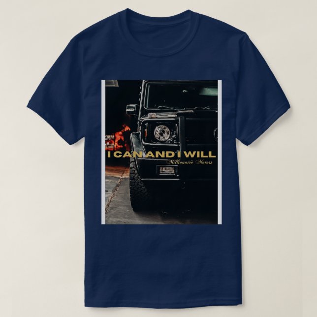 Camiseta Eu posso e eu vou 1 (Frente do Design)