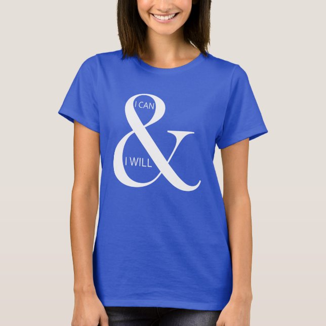 Camiseta Eu posso e eu vou motivar (Frente)