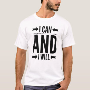 Camiseta EU POSSO E EU VOU Ti-la Excelente como presente