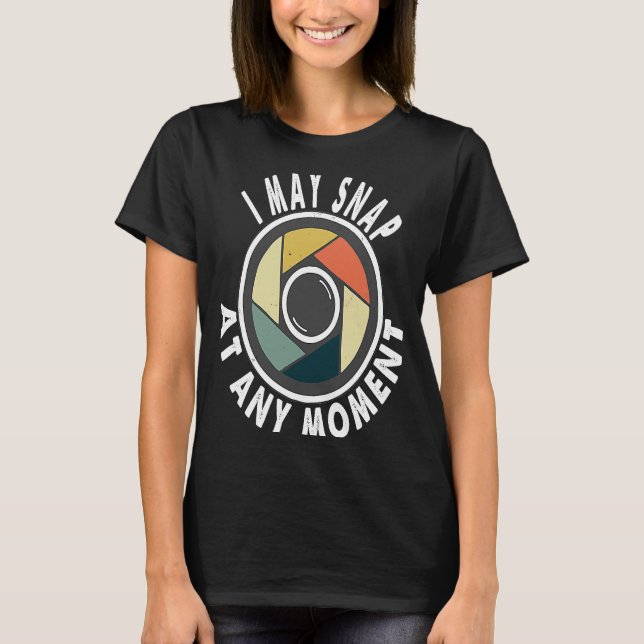 Camiseta Eu Posso Encaixar A Qualquer Momento A Fotografia  (Frente)
