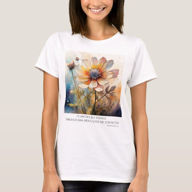 Camiseta Eu Posso Fazer Todas As Coisas (Frente)