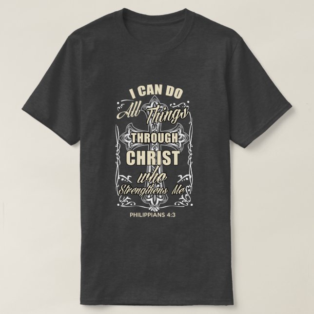 Camiseta Eu Posso Fazer Todas As Coisas (Frente do Design)