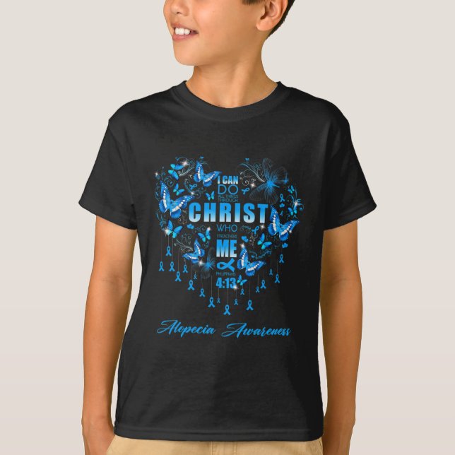 Camiseta Eu Posso Fazer Todas as Coisas Conscientização da  (Frente)