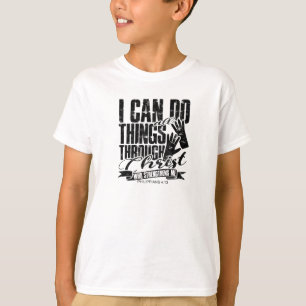 Camiseta Eu posso fazer todas as coisas por meio de Cristo