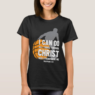 Camiseta Eu Posso Fazer Tudo Através Do Cristo Christian By
