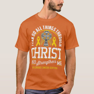 Camiseta Eu Posso Fazer Tudo Através Do Cristo Da Infância