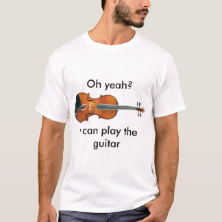 Camiseta Eu posso jogar a guitarra