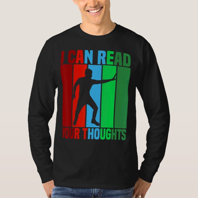 Camiseta Eu Posso Ler Seus Pensamentos Leitor De Mente (Frente)