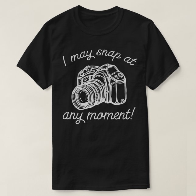 Camiseta Eu posso me encaixar a qualquer momento em present (Frente do Design)