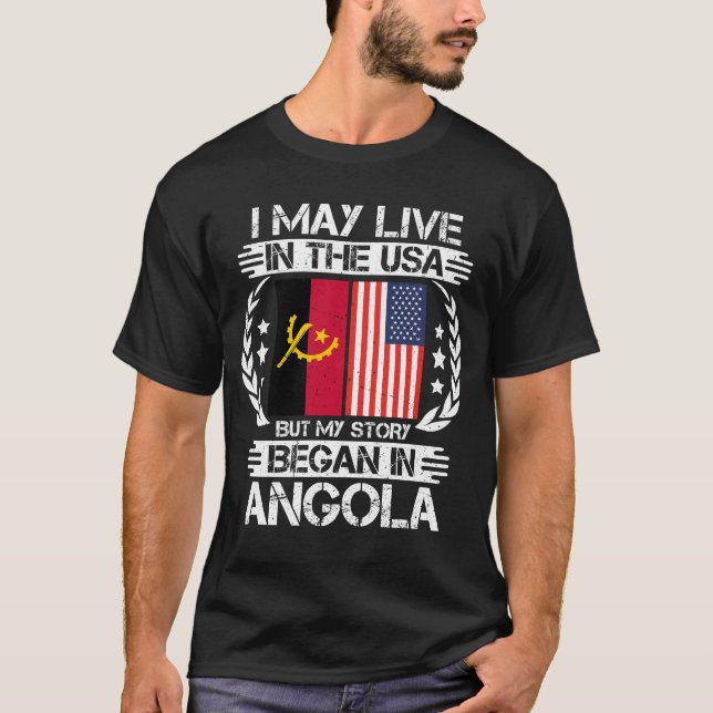 Camiseta Eu Posso Morar Nos Estados Unidos Mas Minha Histór (Frente)