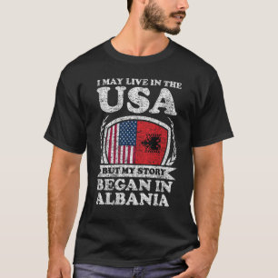 Camiseta Eu Posso Morar Nos Estados Unidos Mas Minha Histór