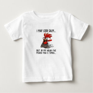Camiseta Eu posso parecer calma, mas minha cabeça eu te dei