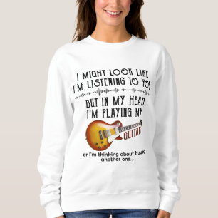 Camiseta Eu Posso Parecer Ouvindo Você, Mas Na Minha Cabeça