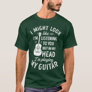 Camiseta Eu posso parecer que estou ouvindo você Gaita Funn