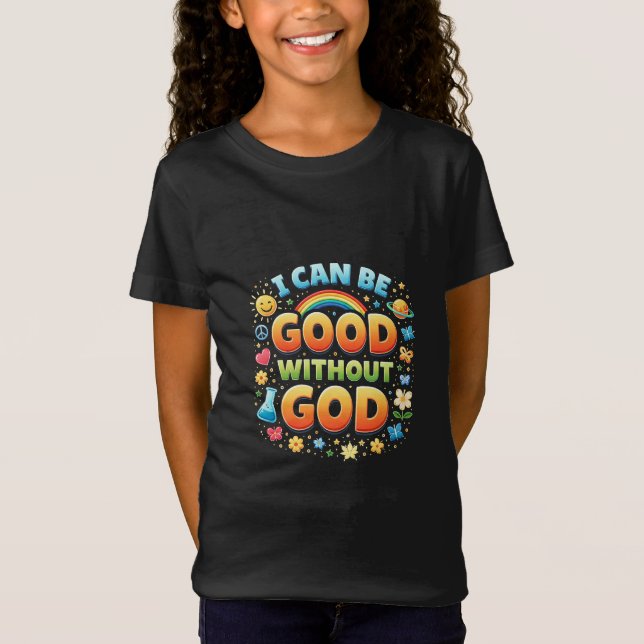 Camiseta Eu Posso Ser Bom Sem Deus (Frente)