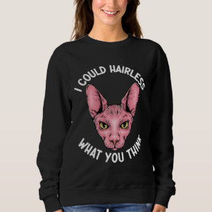 Camiseta Eu Posso Ser Careca O Que Você Pensa Mãe Sphynx Ga