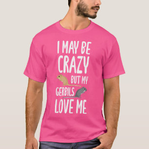 Camiseta Eu Posso Ser Louco Mas Meus Gerbilistas Me Ama Um