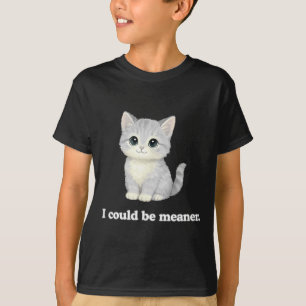 Camiseta Eu Posso Ser Mais Malvada Gatinha Engraçada e Fofa