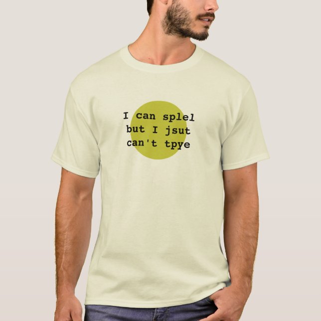 Camiseta Eu posso soletrar (Frente)