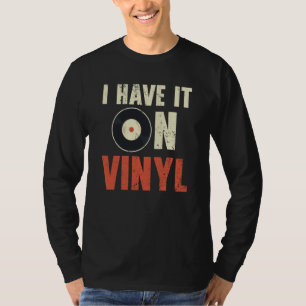 Camiseta Eu Posso Ter Em Tocador De Vinil Música Retro