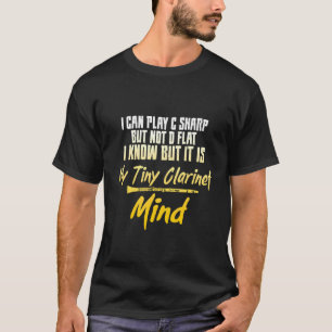 Camiseta Eu Posso Tocar C Sharp Mas Não D Flat Clarinet Sar