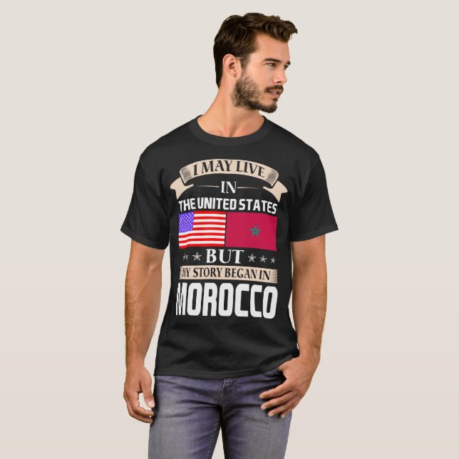 Camiseta Eu posso viver na história dos EUA comecei em (Frente Completa)