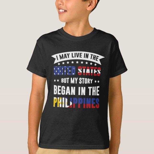 Camiseta Eu posso viver nos Estados Unidos mas minha (Frente)